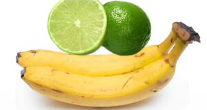 plátano y limón