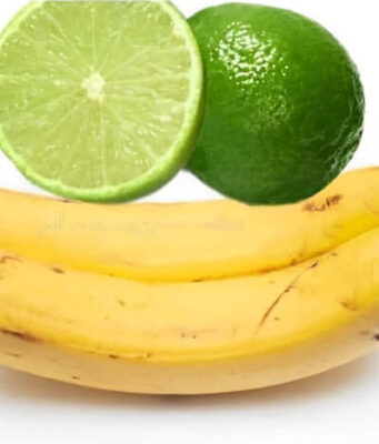 plátano y limón