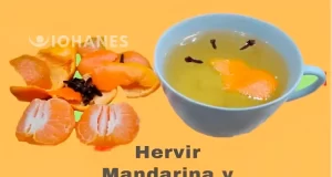 Cáscara de mandarina y clavos de olor