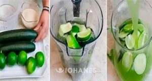 PEPINO Y LIMON PARA DESINTOXICAR